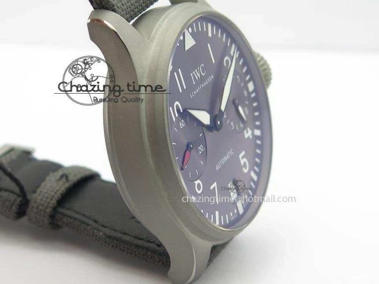 MIROTIME 0428 SunProtective Big Pilot Real PR IW500910 “Patrouille Suisse” ZF 1:1 Best Edition On Gray Nylon Strap 7278